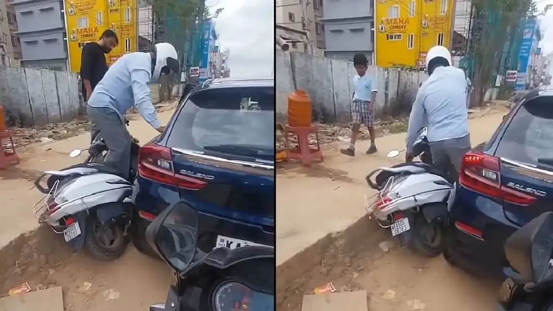 ಬೆಂಗಳೂರು: ಅಪಘಾತದ ನಂತರವೂ ‘ತಾಳ್ಮೆ’ ಮೆರೆದ ಕಾರು ಚಾಲಕ; ಸೋಶಿಯಲ್ ಮೀಡಿಯಾದಲ್ಲಿ ವಿಡಿಯೋ ವೈರಲ್!