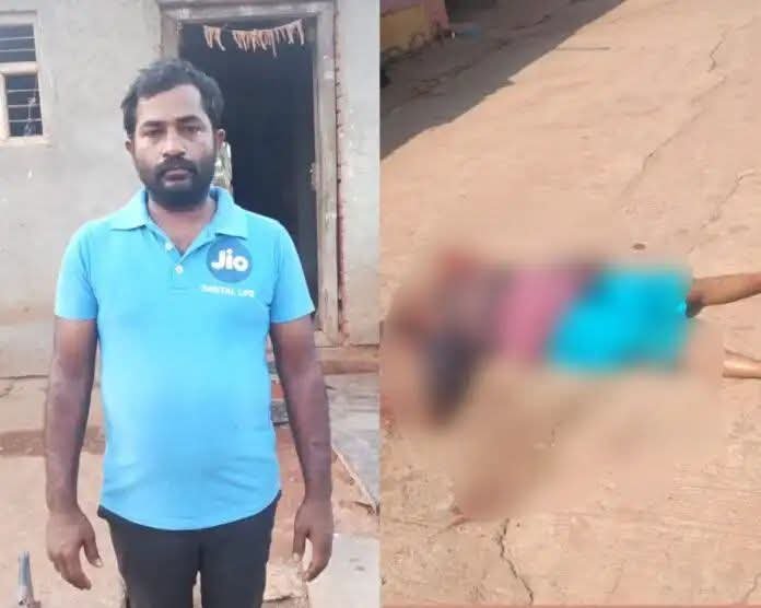 ಬೈಲಹೊಂಗಲ: ಕುಡುಕ ಪತಿಯ ಅಟ್ಟಹಾಸಕ್ಕೆ ಪತ್ನಿ ಬಲಿ; ತವರು ಮನೆಗೇ ನುಗ್ಗಿ ಕಲ್ಲಿನಿಂದ ಜಜ್ಜಿ ಭೀಕರ ಕೊಲೆ