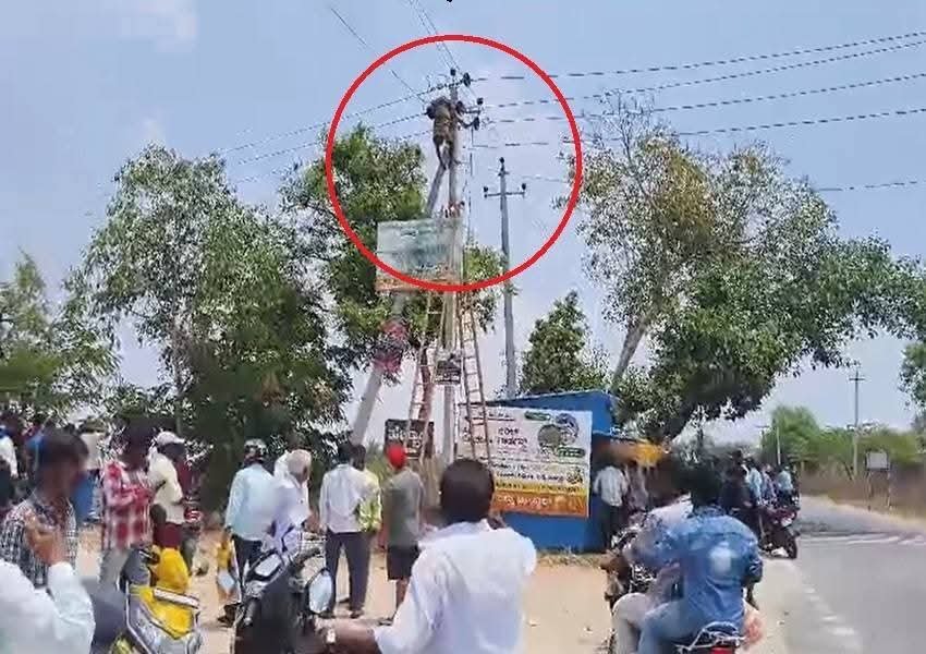 ಮಂಡ್ಯ: ವಿದ್ಯುತ್ ಕಂಬದ ಮೇಲೆಯೇ ಲೈನ್‌ಮ್ಯಾನ್ ದುರ್ಮರಣ; ಗುತ್ತಿಗೆ ಕಾರ್ಮಿಕನ ಪ್ರಾಣಪಕ್ಷಿ ಹಾರಿಸಿದ ವಿದ್ಯುತ್ ಶಾಕ್