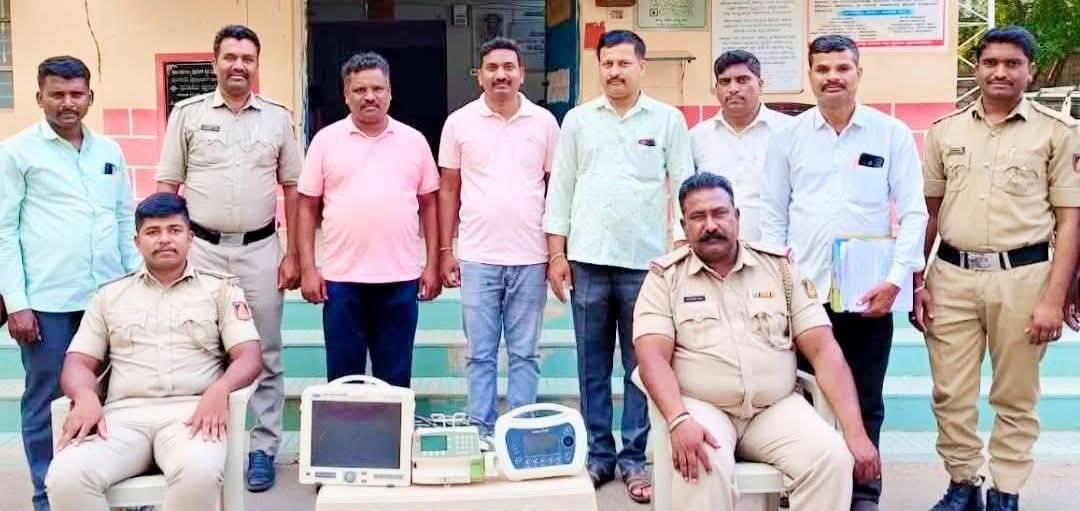 108 ಅಂಬ್ಯುಲೆನ್ಸ್ ಉಪಕರಣಗಳ ಕಳ್ಳತನ: ಇಬ್ಬರು ಆರೋಪಿಗಳ ಬಂಧನ