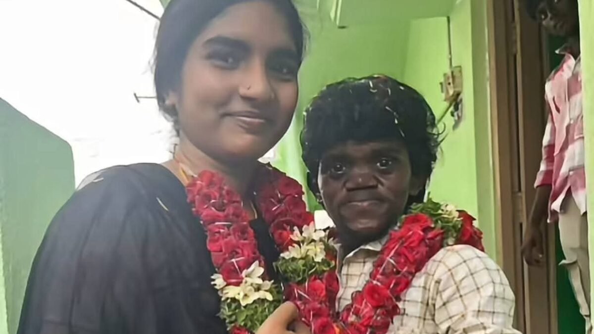ರೂಪಕ್ಕಿಂತ ಗುಣವೇ ಮಿಗಿಲು: 3 ಅಡಿ ಎತ್ತರದ ಯುವಕನ ಕೈಹಿಡಿದ 5 ಅಡಿಯ ಸುಂದರಿ!