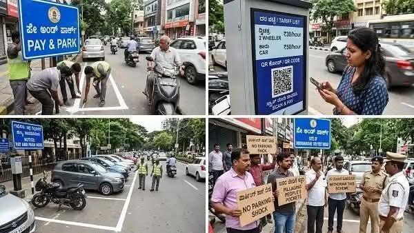 ಬೆಂಗಳೂರಿಗರಿಗೆ ಪಾರ್ಕಿಂಗ್ ಬರೆ: ಜಯನಗರದ 42 ರಸ್ತೆಗಳಲ್ಲಿ ‘ಪೇ ಅಂಡ್ ಪಾರ್ಕ್’ ಜಾರಿ!
