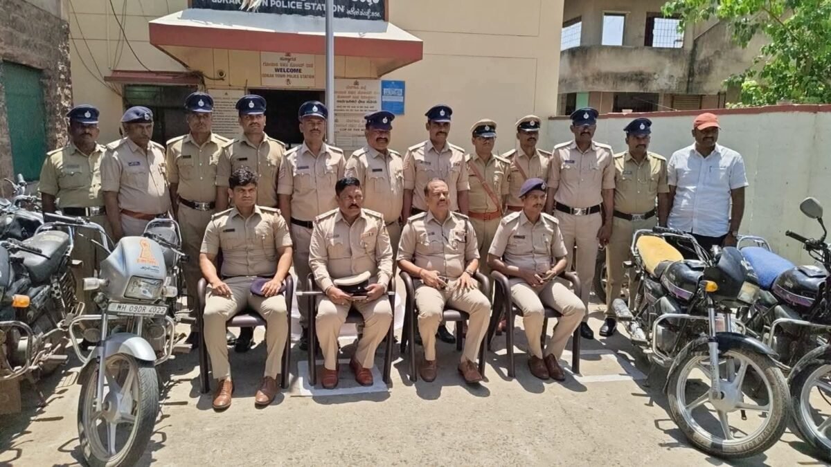 ಅಂತರರಾಜ್ಯ ಬೈಕ್ ಕಳ್ಳನ ಬಂಧನ: 7 ದ್ವಿಚಕ್ರ ವಾಹನಗಳ ವಶ