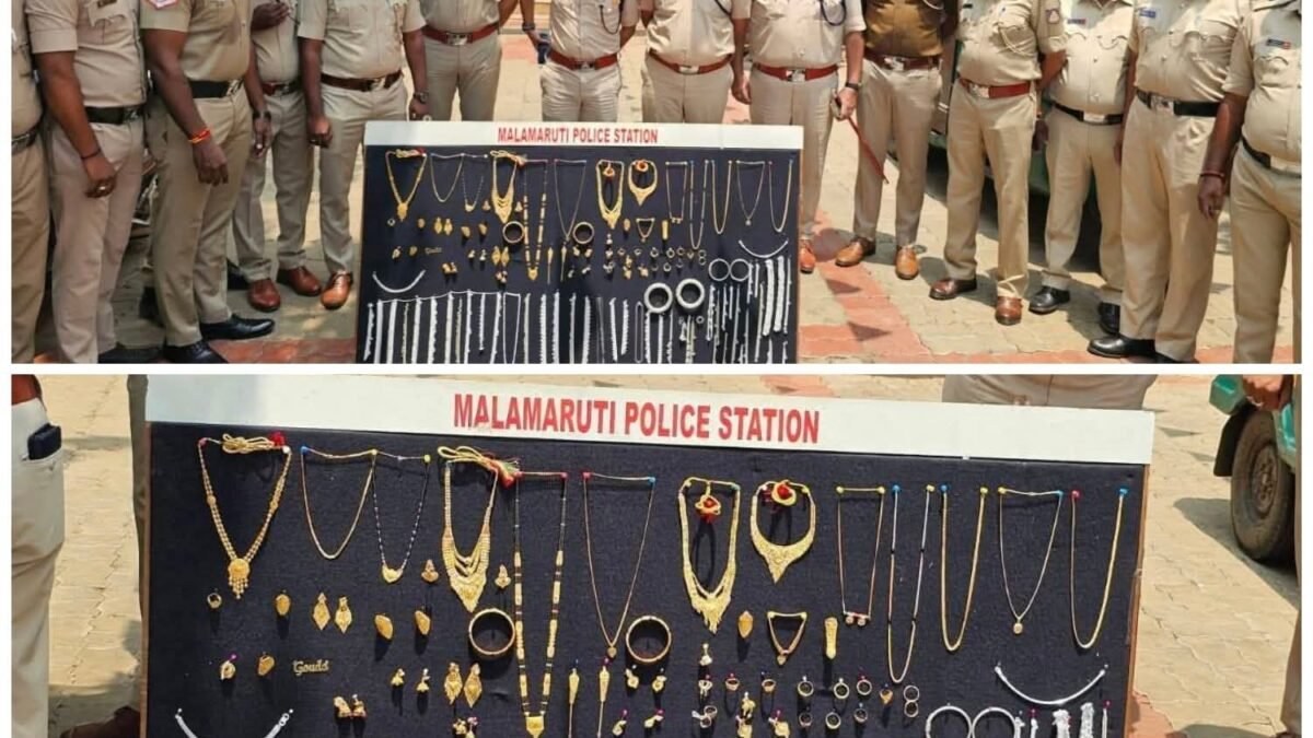 ಬೆಳಗಾವಿ: 11 ಮನೆಗಳ್ಳತನ ಪ್ರಕರಣ ಭೇದಿಸಿದ ಪೊಲೀಸರು; ಐವರ ಬಂಧನ, 67 ಲಕ್ಷ ಮೌಲ್ಯದ ಚಿನ್ನಾಭರಣ ವಶ