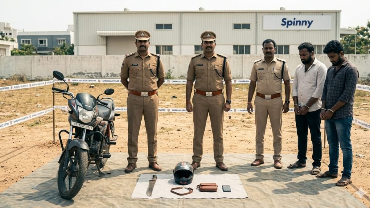 ಲಿಫ್ಟ್ ಕೇಳುವ ನೆಪದಲ್ಲಿ ಬೈಕ್ ಸವಾರನ ಮೇಲೆ ಚಾಕು ಮತ್ತು ಹೆಲ್ಮೆಟ್‌ನಿಂದ ಹಲ್ಲೆ, ಚಿಕ್ಕಜಾಲ ಪೊಲೀಸರಿಂದ ಇಬ್ಬರು ಖತರ್ನಾಕ್ ದರೋಡೆಕೋರರ ಬಂಧನ, 2.20 ಲಕ್ಷ ರೂಪಾಯಿ ಮೌಲ್ಯದ ದ್ವಿಚಕ್ರ ವಾಹನ ಹಾಗೂ ಮೊಬೈಲ್ ವಶ
