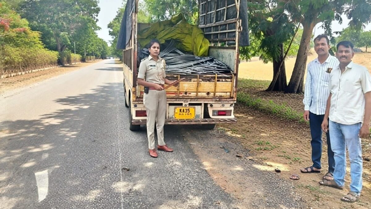 ವಿದ್ಯುತ್ ವೈರ್ ಕಳ್ಳರ ಜಾಲ ಪತ್ತೆ ಹಚ್ಚಿದ ಕೊಟ್ಟೂರು ಖಾಕಿ ಪಡೆ: ಸಿಬ್ಬಂದಿಯ ಸಮಯಪ್ರಜ್ಞೆಗೆ ವಿಜಯನಗರ ಎಸ್ಪಿ ಶ್ಲಾಘನೆ!