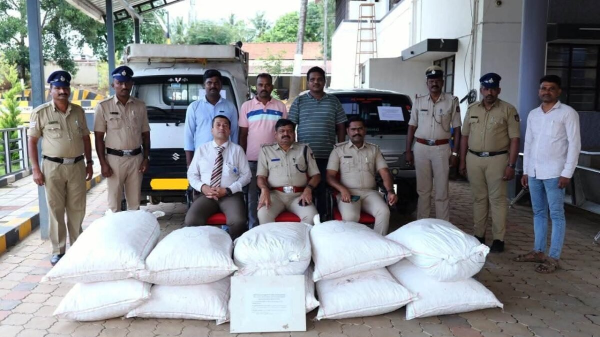 ಬಾಳೆಹೊನ್ನೂರು: ತೋಟದ ಗೋಡೌನ್ ಹೆಂಚು ತೆಗೆದು ಅಡಿಕೆ ಕಳ್ಳತನ ಮಾಡಿದ್ದ ಇಬ್ಬರು ಕಿರಾತಕರ ಬಂಧನ