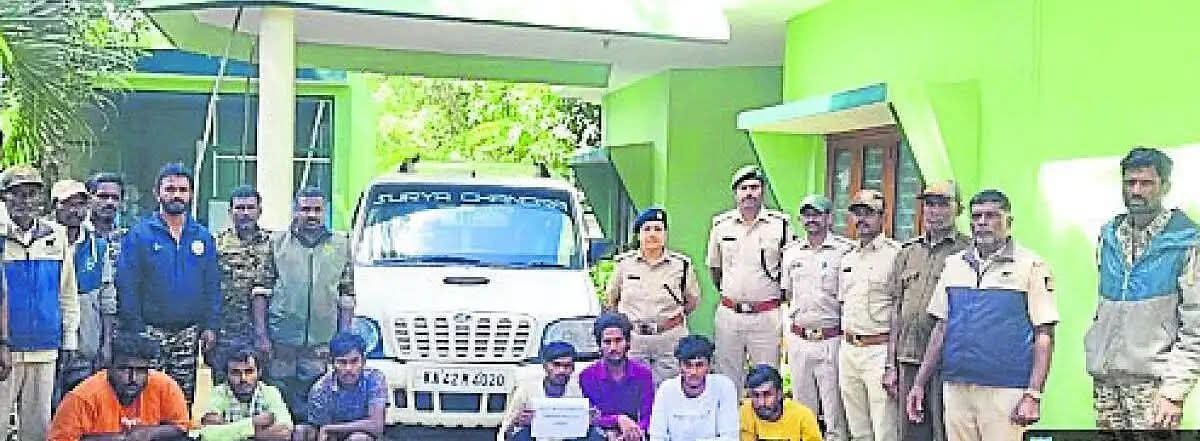 ಆನೇಕಲ್: ಅರಣ್ಯದಲ್ಲಿ ಬೇಟೆಗೆ ಯತ್ನ; ಏಳು ಮಂದಿ ಶಿಕಾರಿಗಳ ಬಂಧನ
