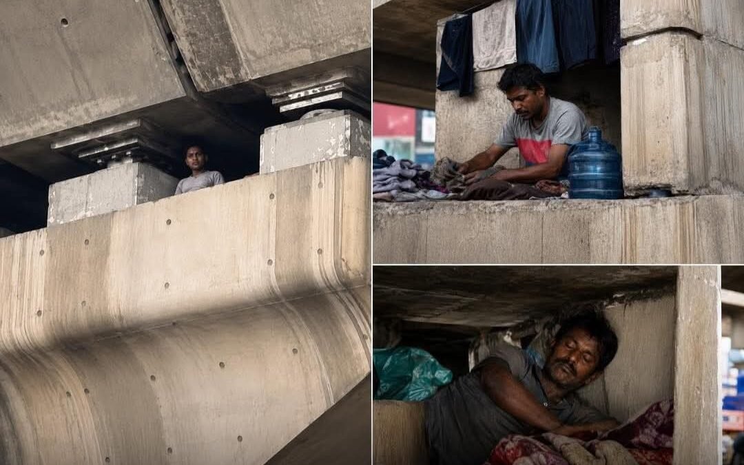 ಬೆಂಗಳೂರಿನಲ್ಲಿ ಹೌಹಾರಿಸುವ ಘಟನೆ: ಜಾಲಹಳ್ಳಿ ಕ್ರಾಸ್ ಫ್ಲೈಓವರ್ ಪಿಲ್ಲರ್ ಒಳಗಡೆ ಮನುಷ್ಯನ ವಾಸ! ಭದ್ರತಾ ಲೋಪಕ್ಕೆ ಇಡೀ ಸಿಟಿ ಶಾಕ್