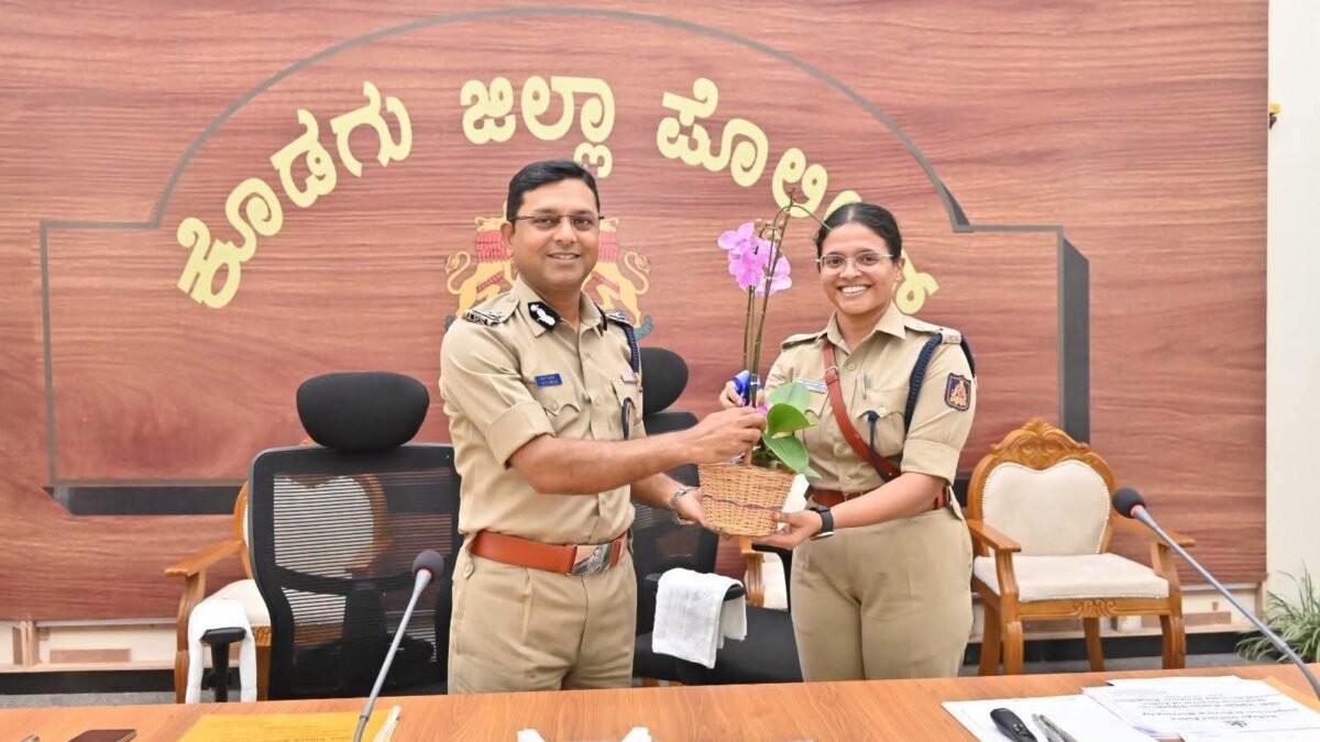 ಕೊಡಗು ಜಿಲ್ಲಾ ಪೊಲೀಸ್ ಕಚೇರಿಗೆ ಐಜಿಪಿ ವಿಕಾಸ್ ಕುಮಾರ್ ಭೇಟಿ: ಕಾನೂನು ಸುವ್ಯವಸ್ಥೆ ಪರಿಶೀಲನೆ