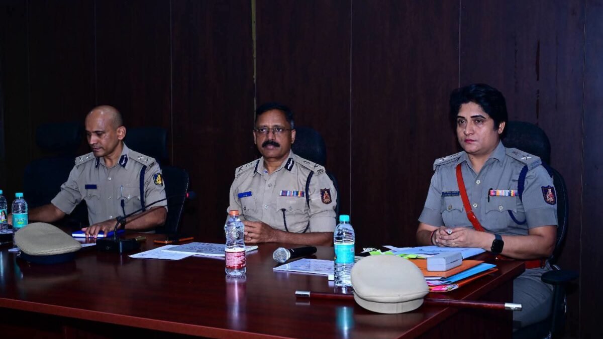 ಮಂಡ್ಯ ಜಿಲ್ಲಾ ಪೊಲೀಸ್ ಕಚೇರಿಗೆ ಎಡಿಜಿಪಿ ಎಸ್. ರವಿ ಭೇಟಿ
