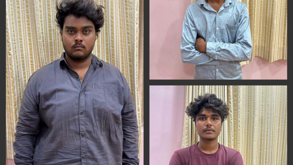 ಸಾಮಾಜಿಕ ಜಾಲತಾಣದಲ್ಲಿ ನಕಲಿ ಬಂದೂಕು ಹಿಡಿದು ರೀಲ್ಸ್ ಹಾವಳಿ – ಮೂವರು ಯುವಕರನ್ನು ಬಂಧಿಸಿದ ಕೌಲ್ ಬಜಾರ್ ಪೊಲೀಸರು!