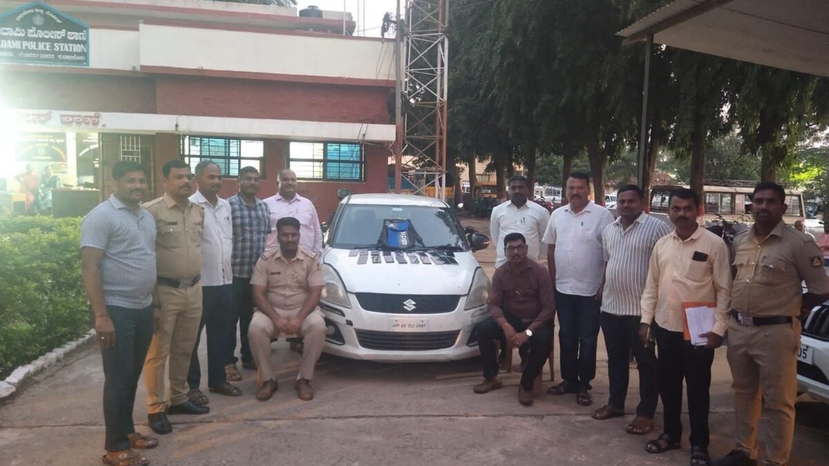 ಬಾದಾಮಿ ಪೊಲೀಸರ ಯಶಸ್ವಿ ಕಾರ್ಯಾಚರಣೆ: 19 ಕಳ್ಳತನದ ಮೊಬೈಲ್, ಸ್ವಿಫ್ಟ್ ಕಾರು ಜಪ್ತಿ – ಇಬ್ಬರು ಆರೋಪಿಗಳ ಬಂಧನ