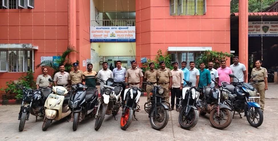 ದ್ವಿಚಕ್ರ ವಾಹನ ಕಳವು ಜಾಲ ಭೇದಿಸಿದ ನಗರ ಪೊಲೀಸರು — 3 ಬಾಲಕರು ಸೇರಿ 7 ಮಂದಿ ಪತ್ತೆ, 9 ಬೈಕ್‌ಗಳು ಜಪ್ತಿ!